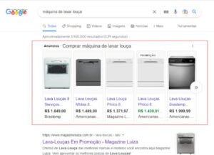 como aumentar faturamento - Google Shopping