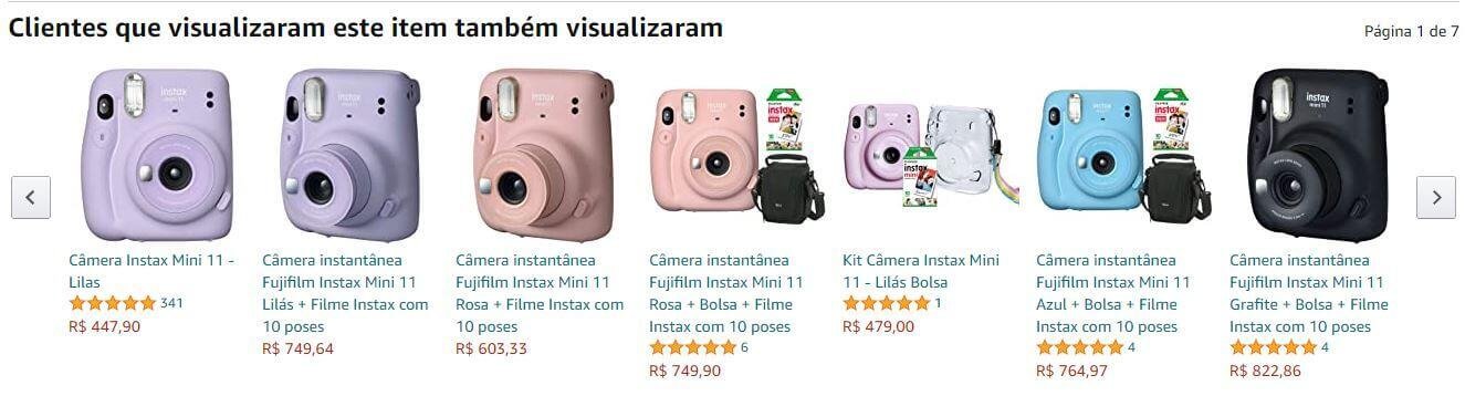 Sistema de recomendação Amazon Sistema de recomendação Amazon