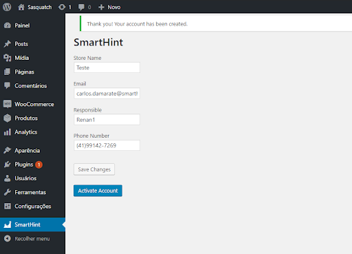 integração woocommerce smarthint integração woocommerce smarthint