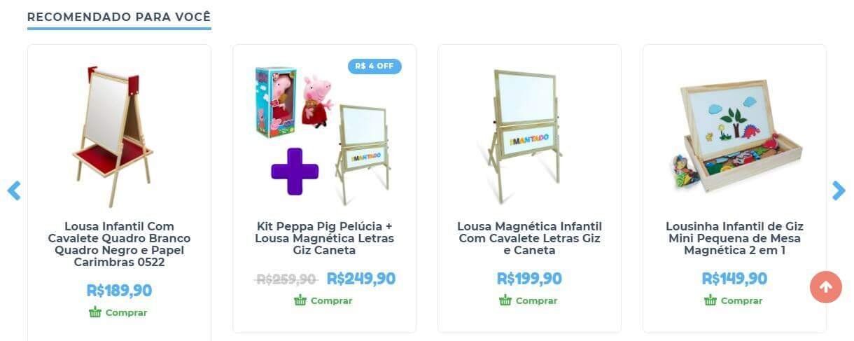 vitrine recomendado pra você vitrine recomendado pra você
