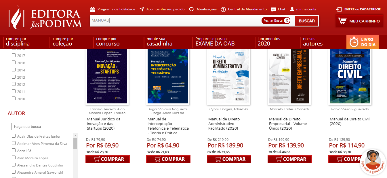 juspodivm sistema de busca e recomendação juspodivm sistema de busca e recomendação