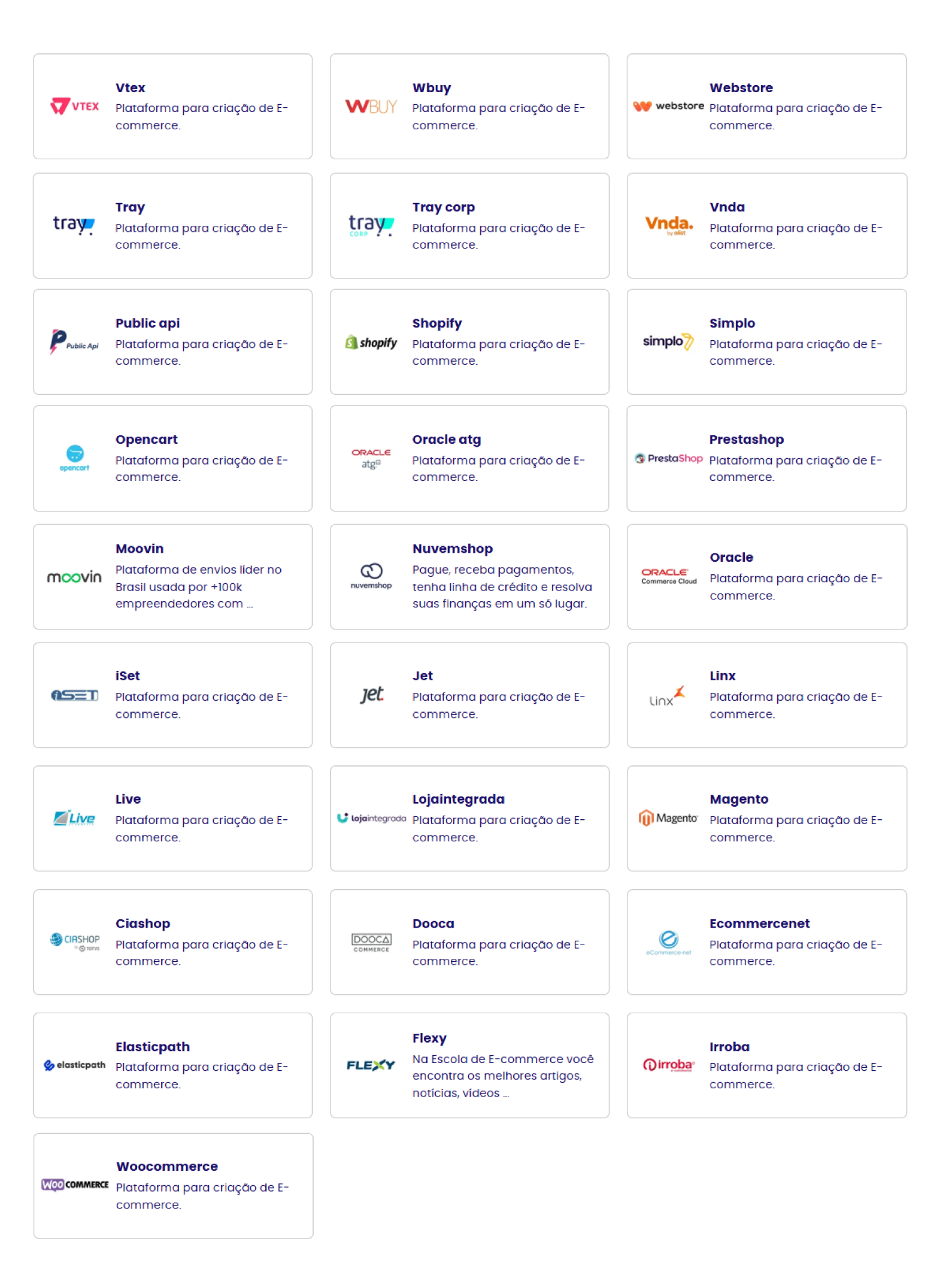 SmartHint: principais integrações de plataformas de  e-commerce